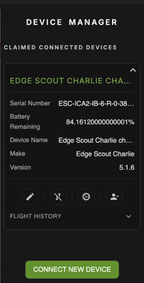 A connected Edge Scout Charlie.