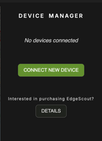 Device manager, before anything is connected.